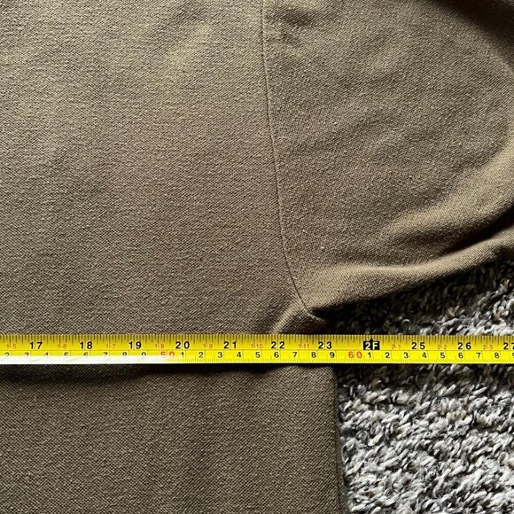 Vintage 90s Levis Khaki Green Polo Men XL Grunge Classic Grandpacore Chore Shirt - Picture 5 of 6